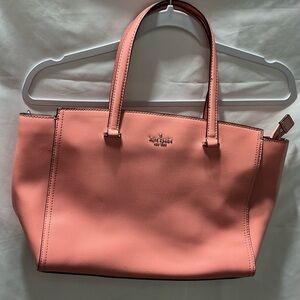 Kate Spade New York Pink Leather Tote Bag